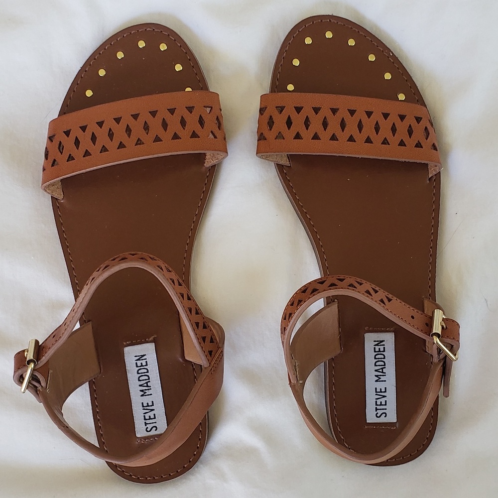 Steve Madden Sandals - Sz 7.5 - Brown - NWOT